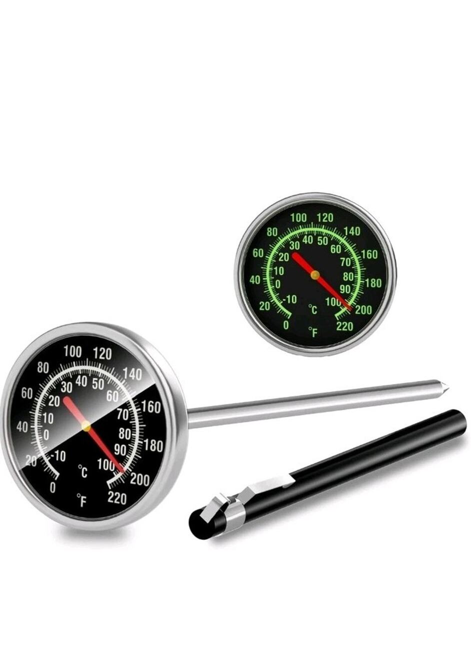Instant Read Meat Thermometer - Stainless Steel Food Thermometer s13